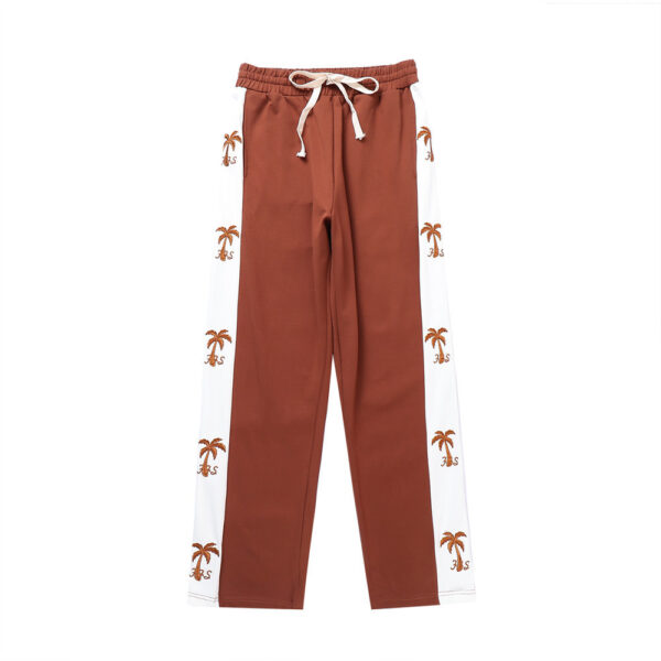 Men's Thin Contrast Color Patchwork Casual Sports Pants - Image 5