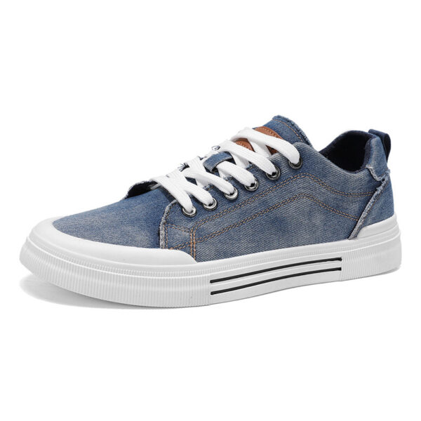 Men's Canvas Shoes Fashion Breathable Casual Sneakers - Image 5