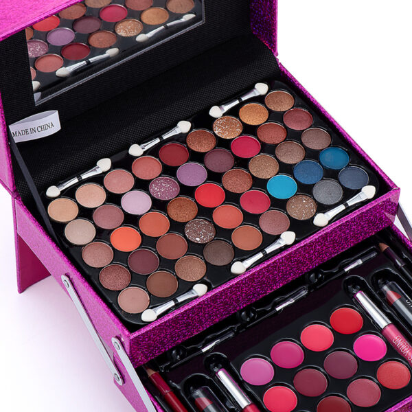Eyeshadow Palette Lipstick Lip Gloss Blush Set - Image 9