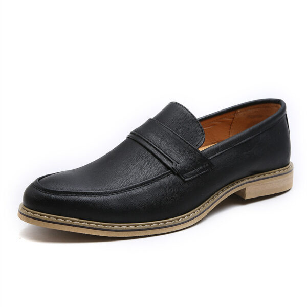 Men's Slip-on Formal Wear Gentleman Leather Shoes Business - Image 9