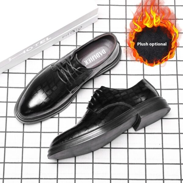 Autumn New British Men's Casual Leather Shoes Men's Plus Size Genuine Leather Business Men's Shoes - Image 2
