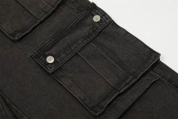 Do The Old Cowboy Overalls Loose Wide Leg Multi-pocket - Image 5
