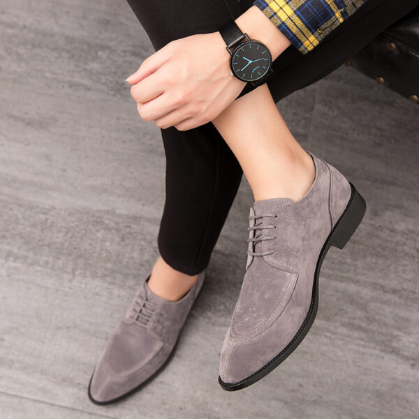 Men's Fashion Casual Brogue Carved Leather Shoes - Image 7