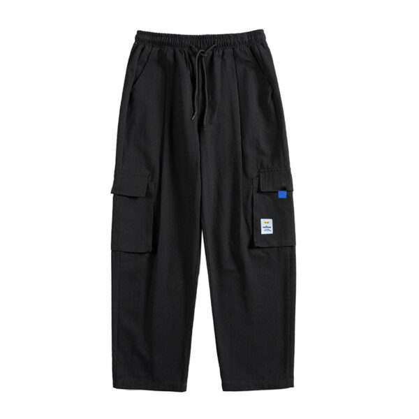 Men's Ninth Pants Solid Color Casual Pants Loose Straight-leg Harem Pants - Image 7