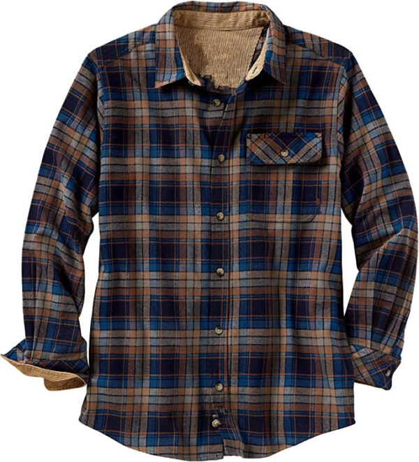 European And American Spring And Autumn Single-breasted Plaid Shirt Long Sleeve Loose - Image 2