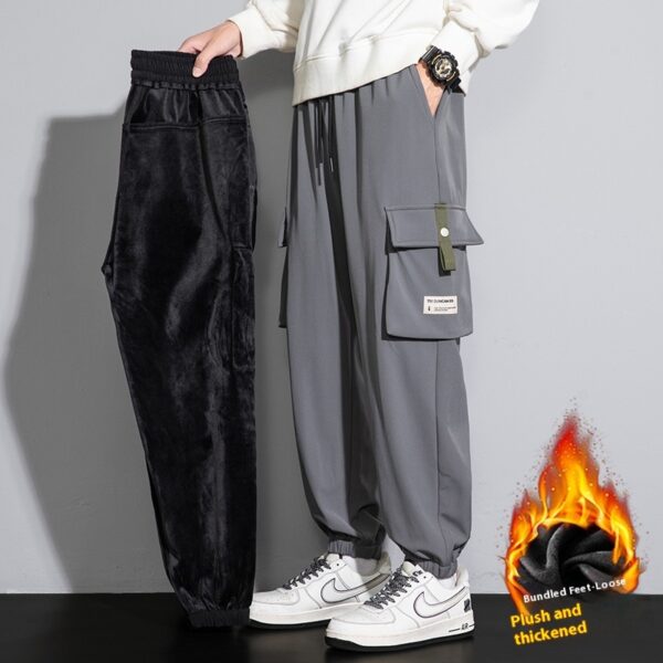 Plus Size Men's Workwear Bag Fall Loose Tappered - Image 8