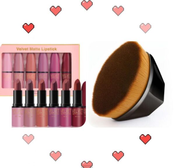 Bullet Matte Lipstick Set Matte Waterproof - Image 5