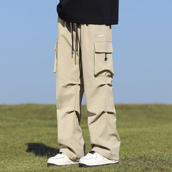 Pu Shuai Loose Straight-leg Wide-leg Pants - Image 3