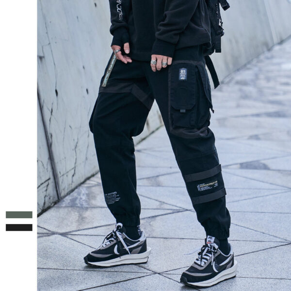 Men's Multi Pocket High Street Casual Pants - Image 3