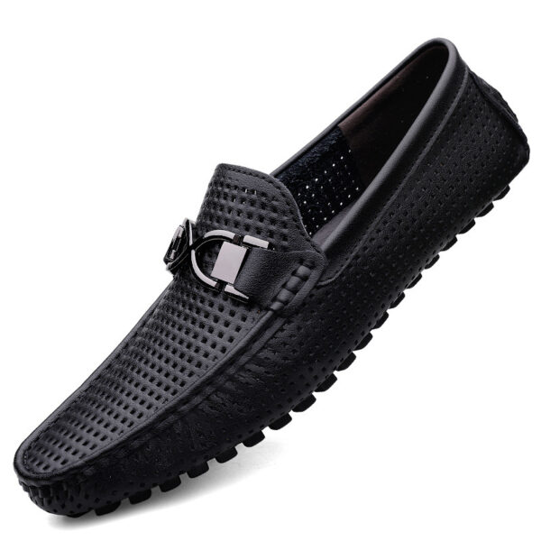 Breathable Thin Soft Bottom Soft Leather Men's Sandals - Image 6