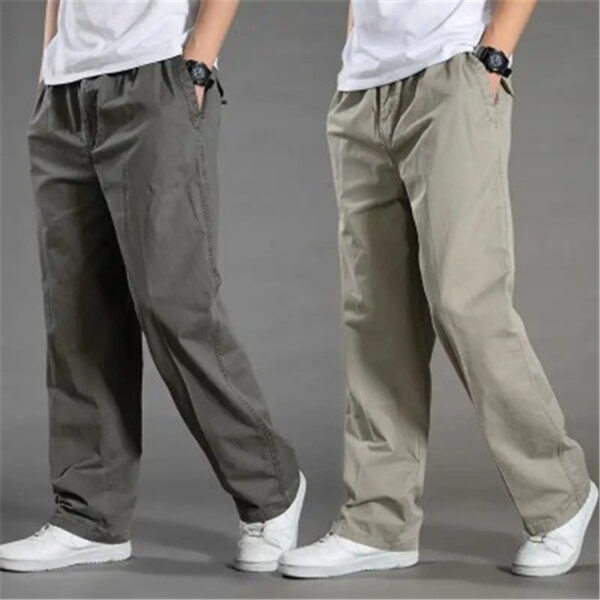 New Men's Cotton Casual Plus Size Overalls - Image 4