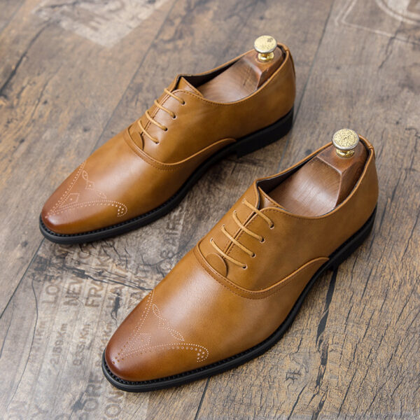 Men's Shoes Korean Style British Tide Shoes Casual Business - Image 3