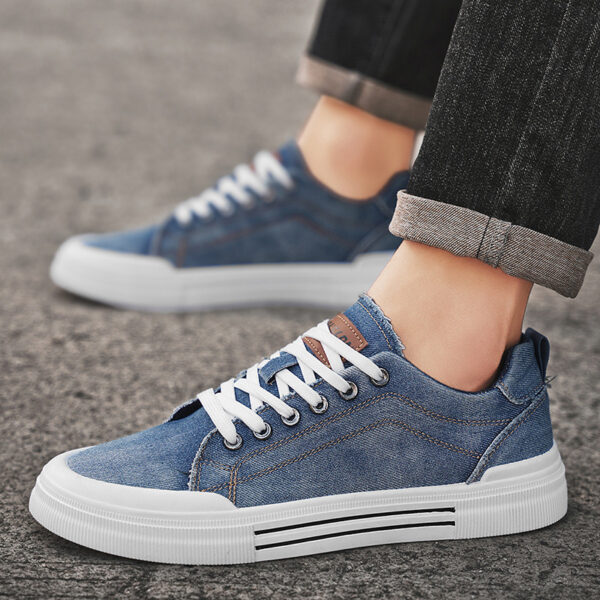Men's Canvas Shoes Fashion Breathable Casual Sneakers - Image 3