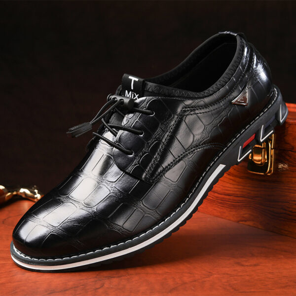 Casual Men's Loafers Leather Shoes - Image 4