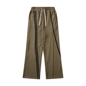 High Street Webbing Line Casual Trousers