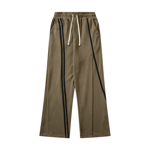High Street Webbing Line Casual Trousers