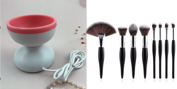 Portable USB Makeup Brush Cleaner Machine Electric Cosmetic Brush Cleaning Washing Tools Automatic Clean Makeup Brushes - Image 7