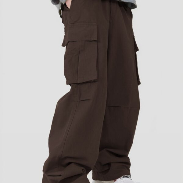 Three-dimensional Pocket Overalls Functional Lace-up Loose Casual Pants - Image 8