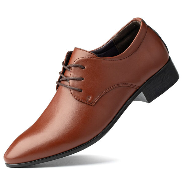 Business Breathable Casual Men's Leather Shoes - Image 2