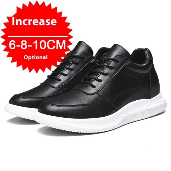Invisible Height Increasing Insole Summer New Casual Shoes Breathable Platform Shoes - Image 7