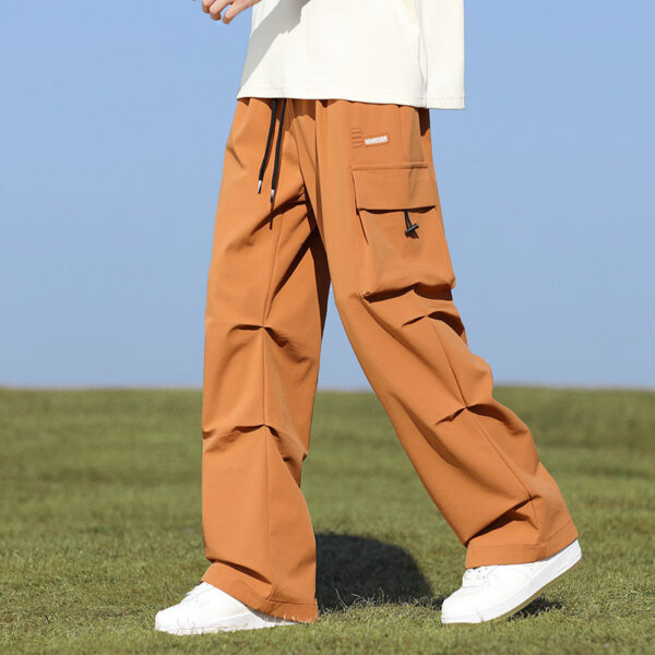 Pu Shuai Loose Straight-leg Wide-leg Pants - Image 2